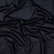 1 Yard Black Mercerized Organic Egyptian Cotton Voile Lightweight Sheer Solid Fabric